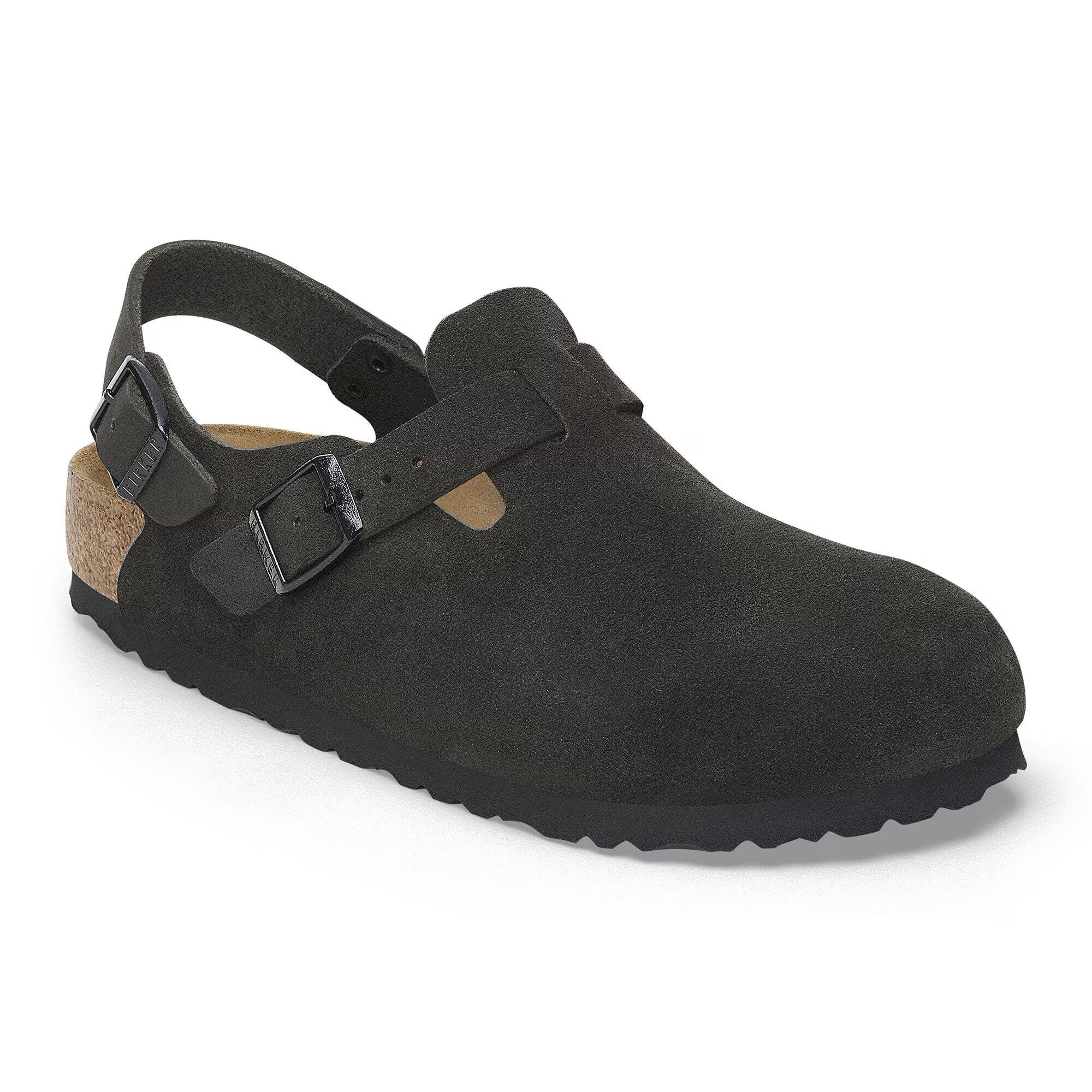 Tokio Black Suede Leather