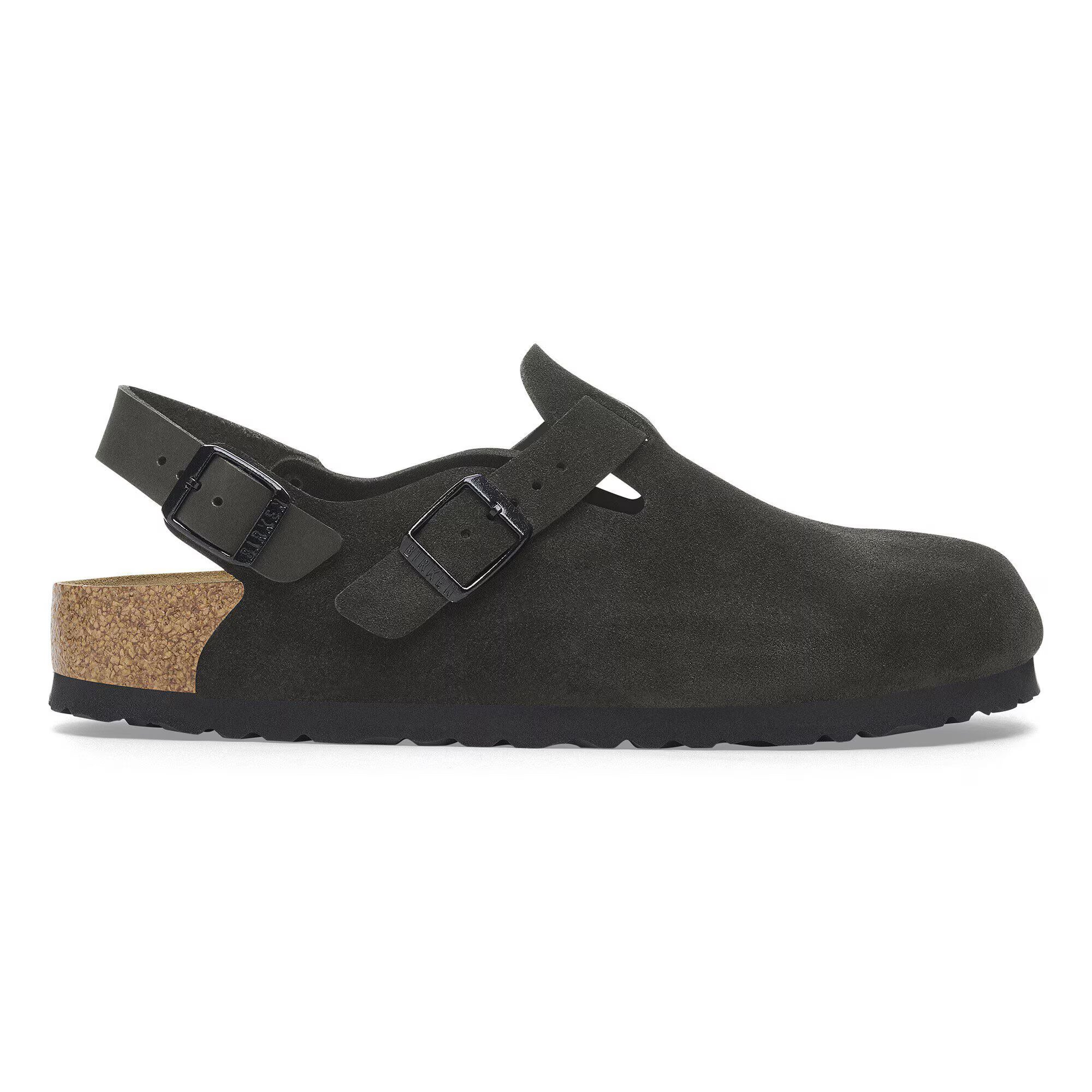 Tokio Black Suede Leather