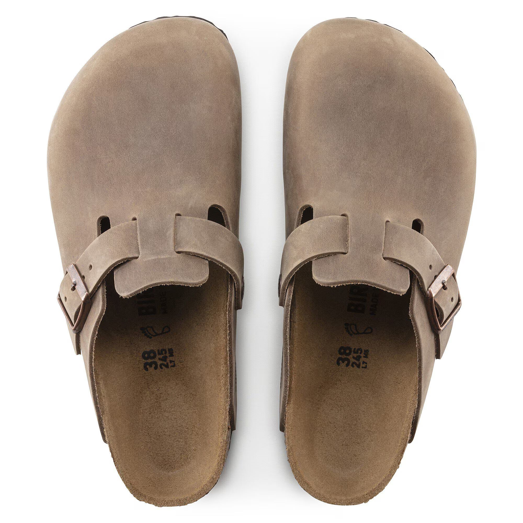 Boston Tabacco Brown Oiled Leather