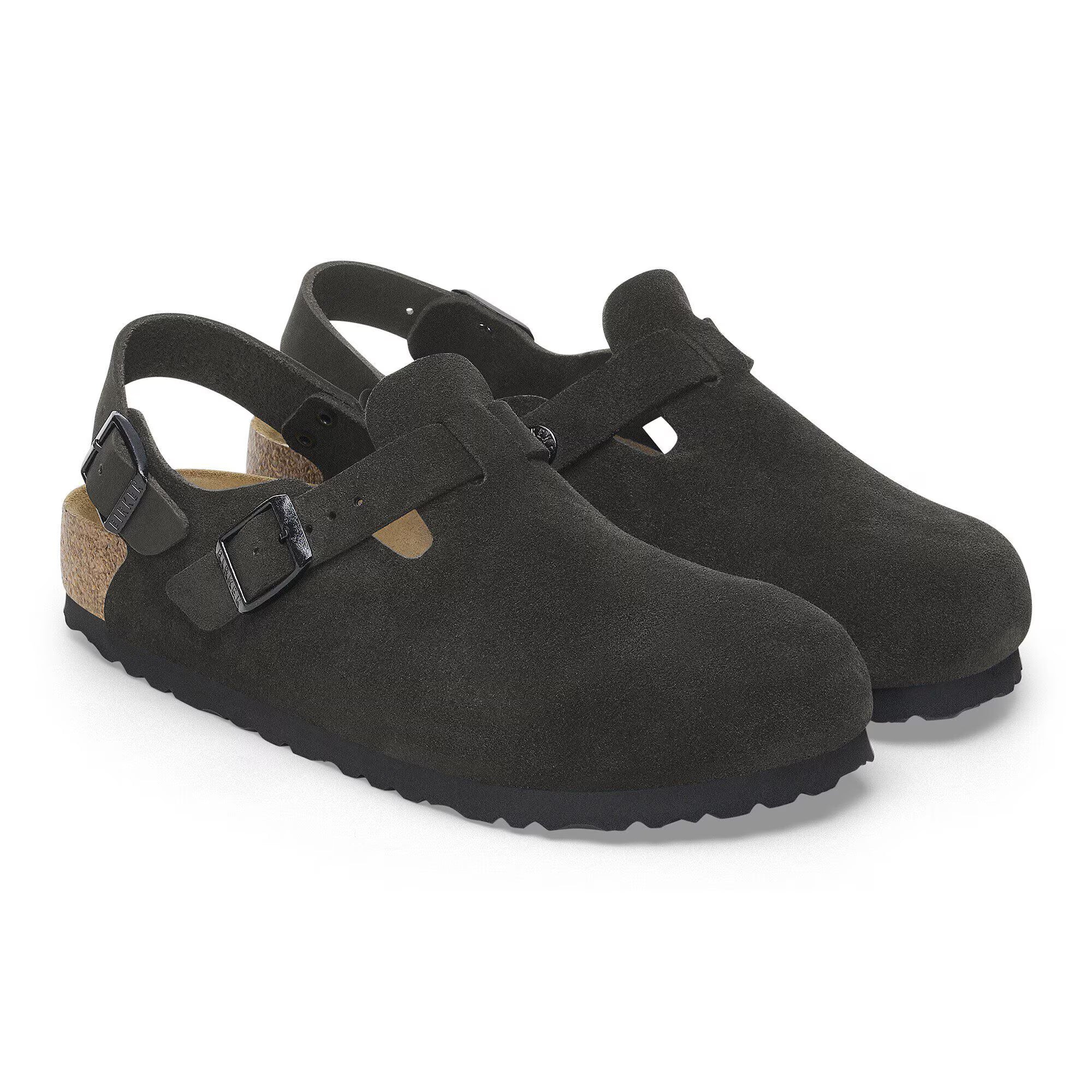 Tokio Black Suede Leather