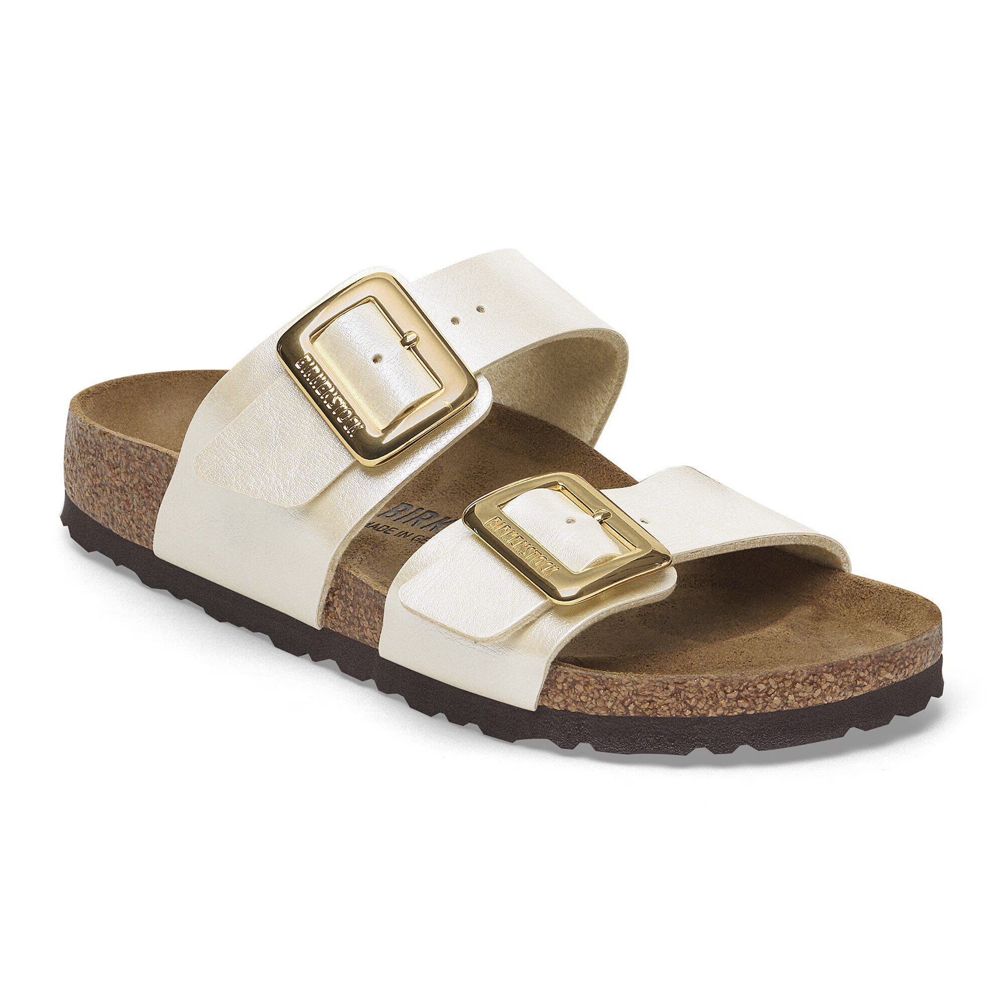 Sydney Cushion Buckle Graceful Pearl White Birko-Flor