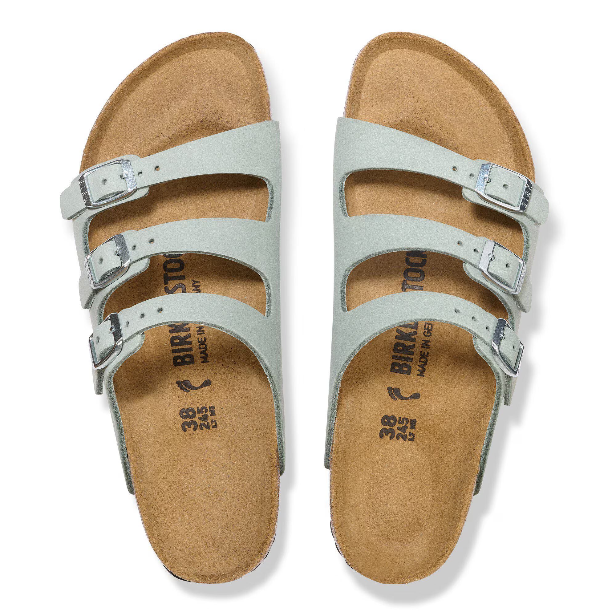 Florida Semi-Exquisite Pure Sage Nubuck Leather