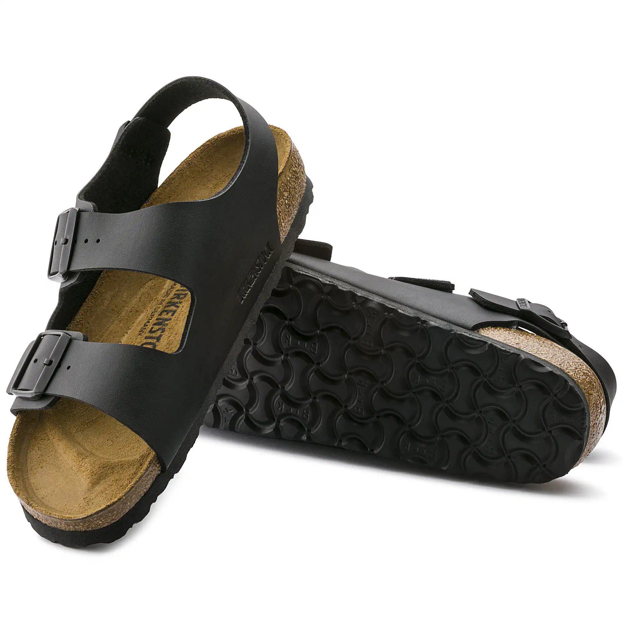 Milano Black Smooth Leather