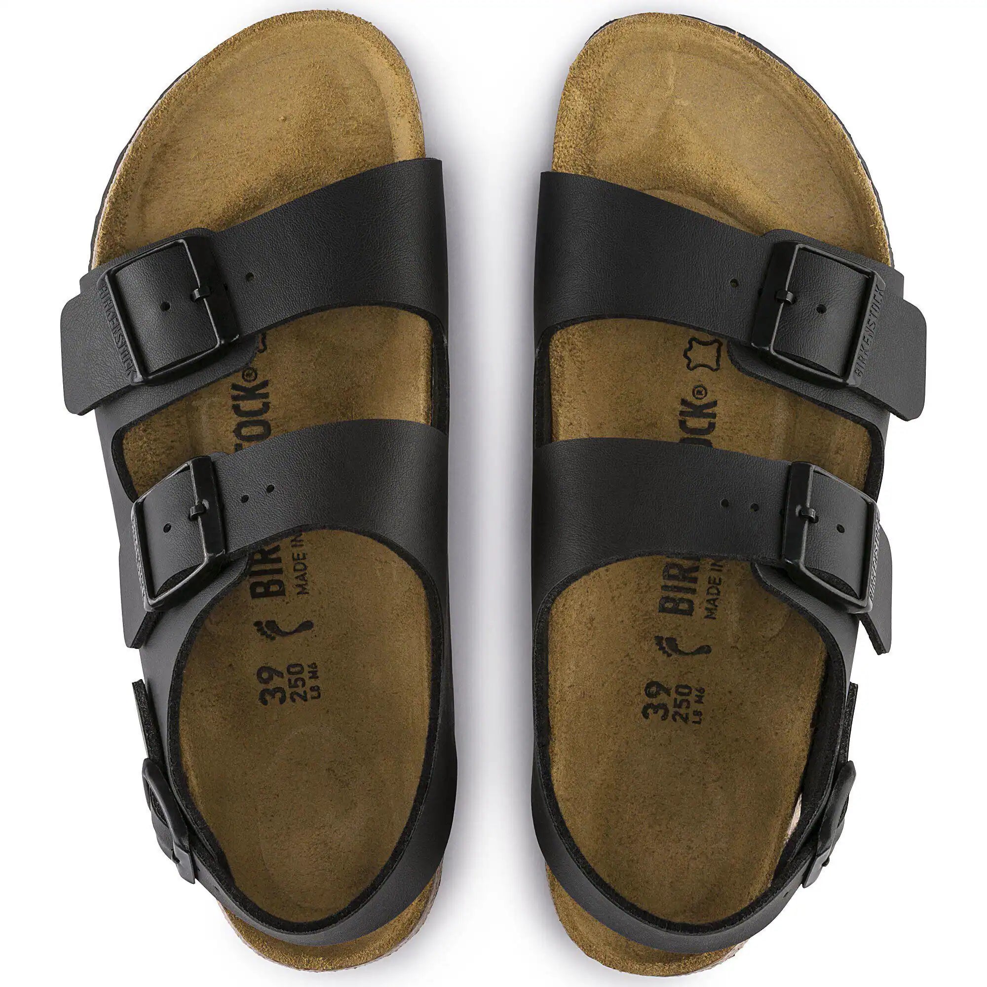 Milano Black Smooth Leather