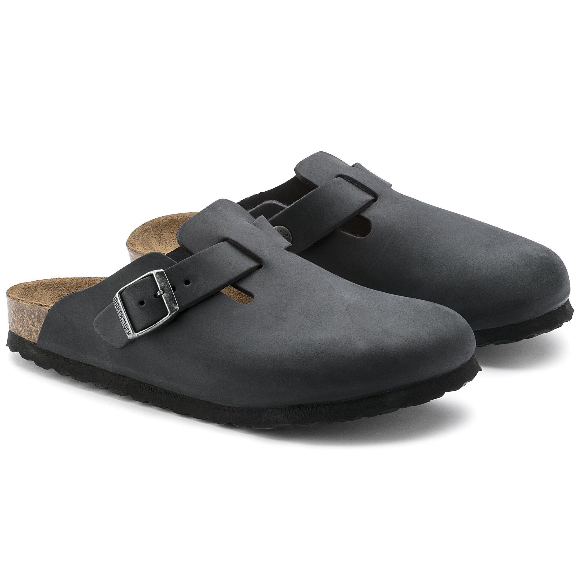 Boston Black Oiled Leather