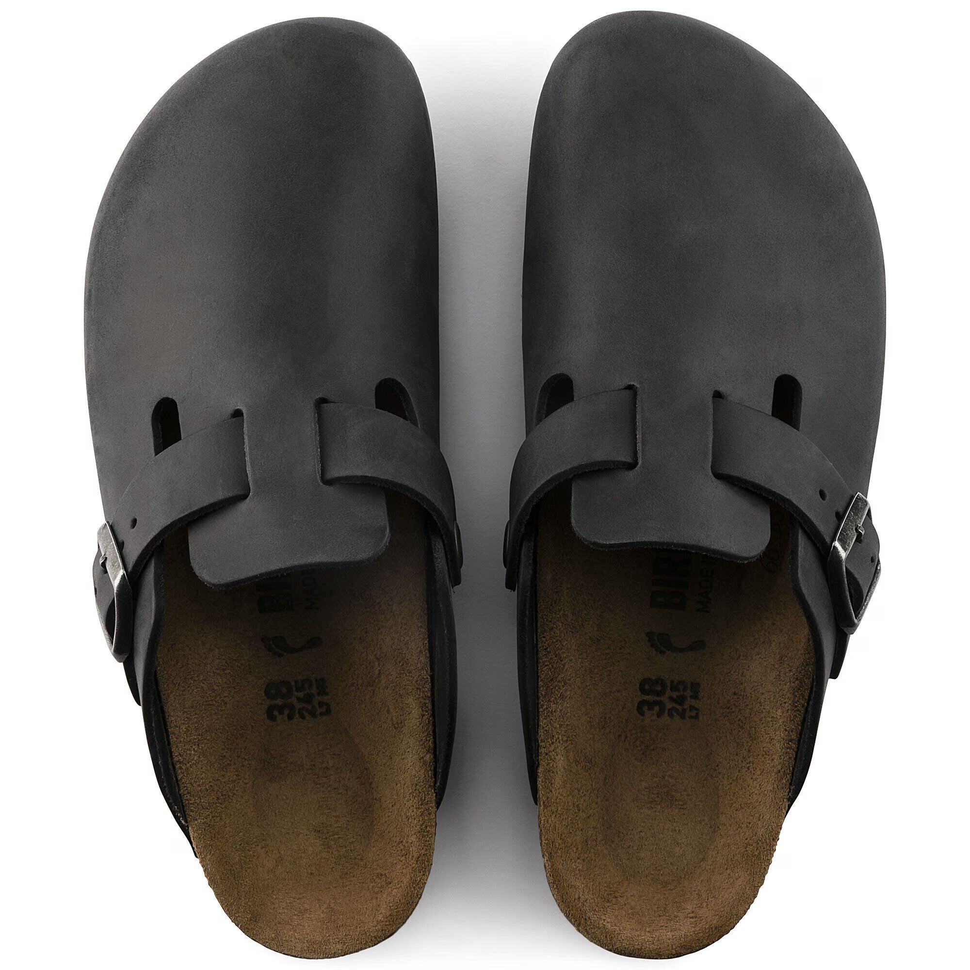 Boston Black Oiled Leather