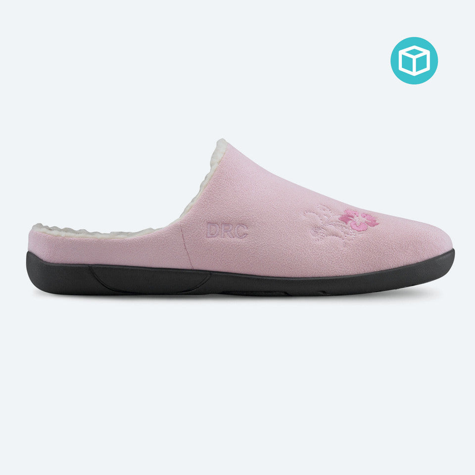Dr Comfort Women's Cozy Pink Slipper