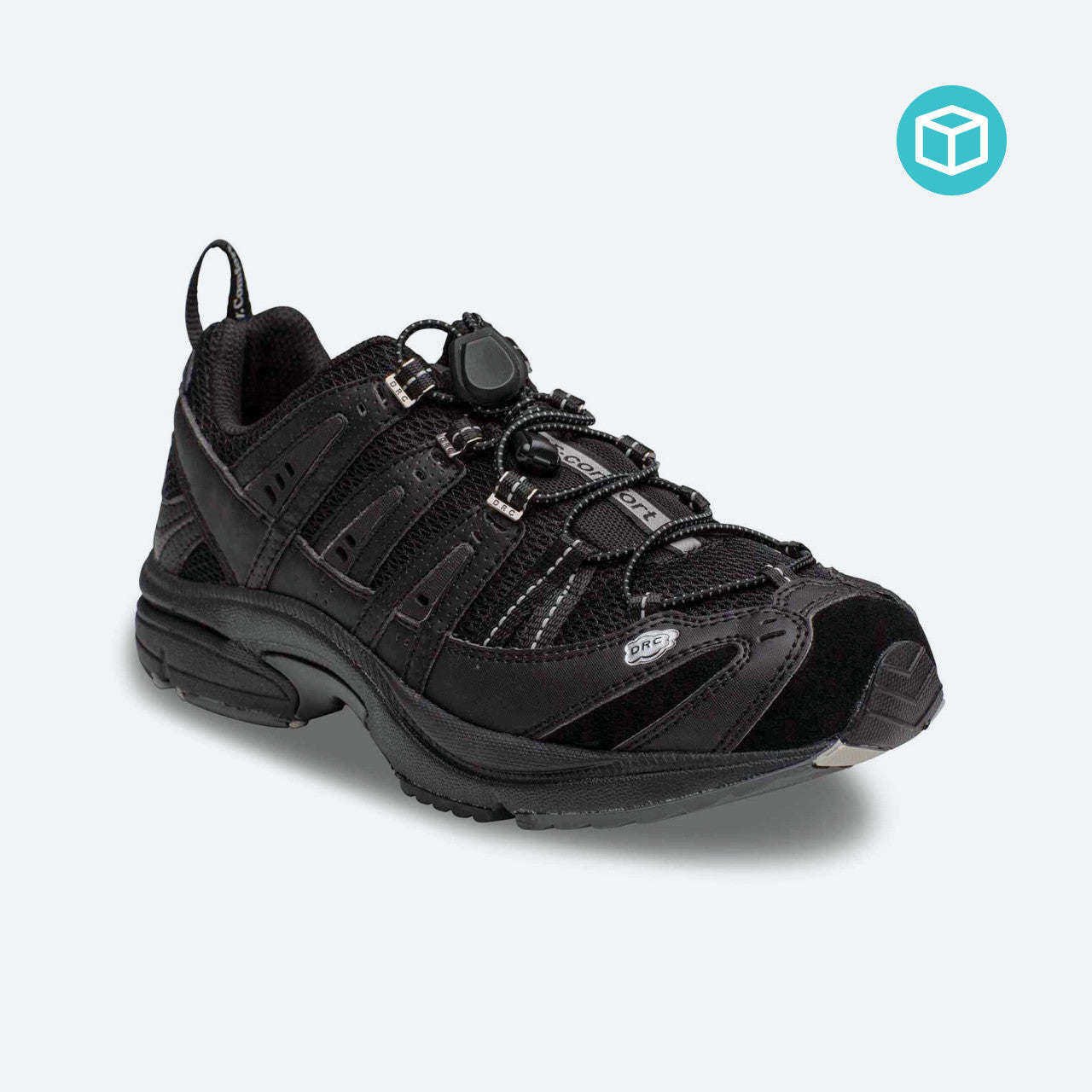 Dr Comfort Men's Performance Black