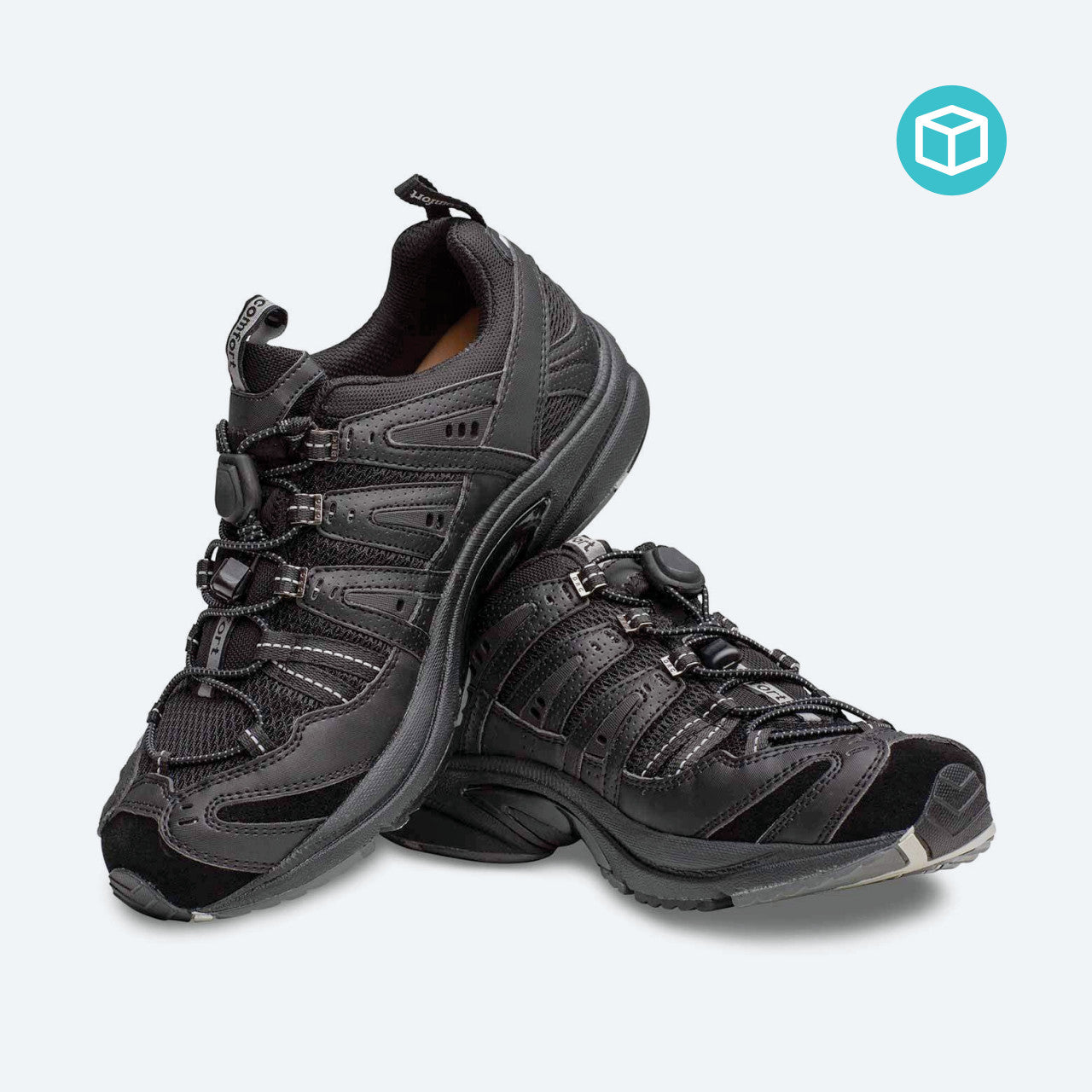 Dr Comfort Men's Performance Black