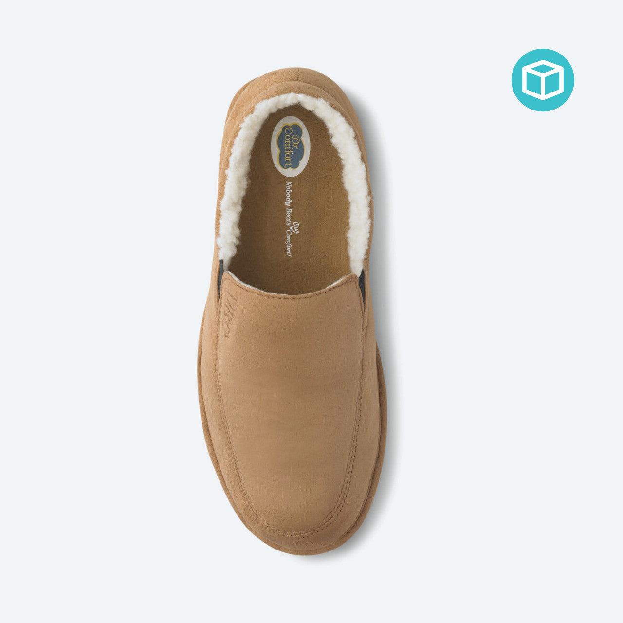 Dr Comfort Men's Relax Camel Slipper